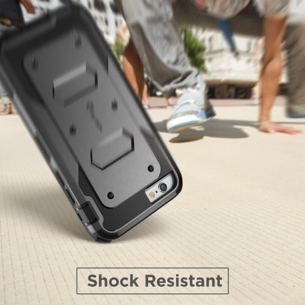 iPhone 6s / 6 Case Skärmskydd Case Svart