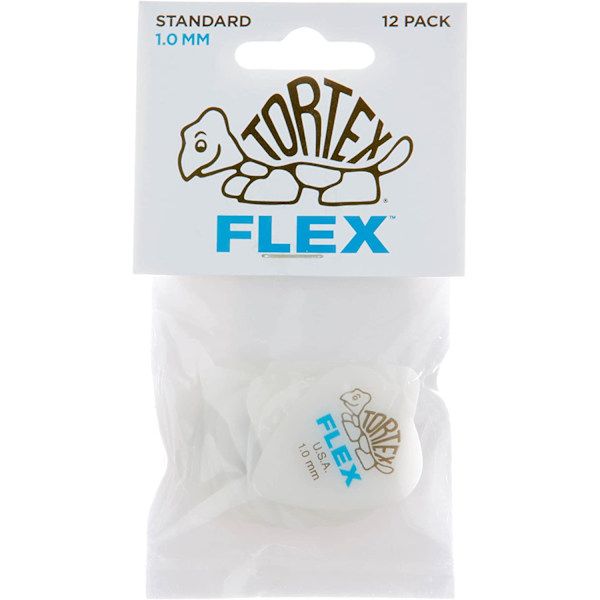 Standard 1,0 mm Blue Guitar Pick-12-pack