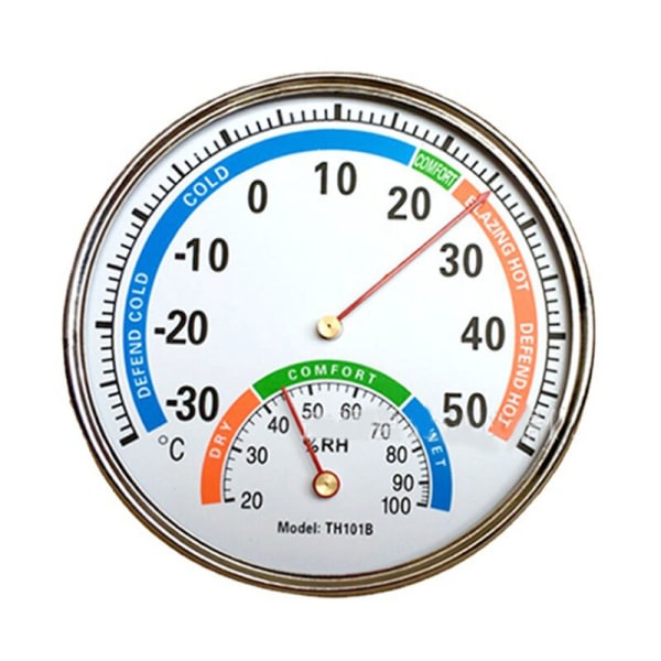 Termometer Hygrometer Pointer Typ Full Metal Mul