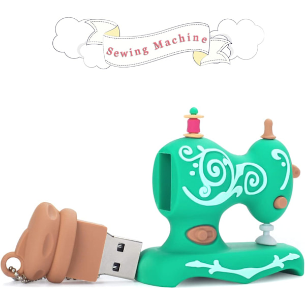 Broderi Symaskin Shape Memory Stick, Grön 32GB