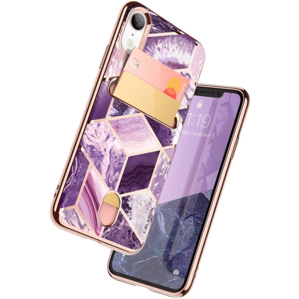 Apple iPhone XR Wallet Slim Designer Wallet Case Ameth
