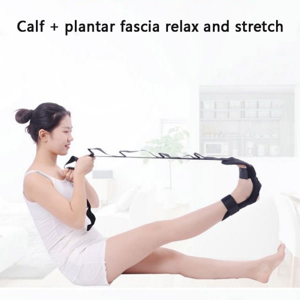 Yoga Ligament Stretching Bälte Fot Drop Strap Ben Träningsfot