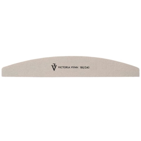 10-pack nagelfilar - Crescent - 180/240 - Victoria Vynn - Gråvit