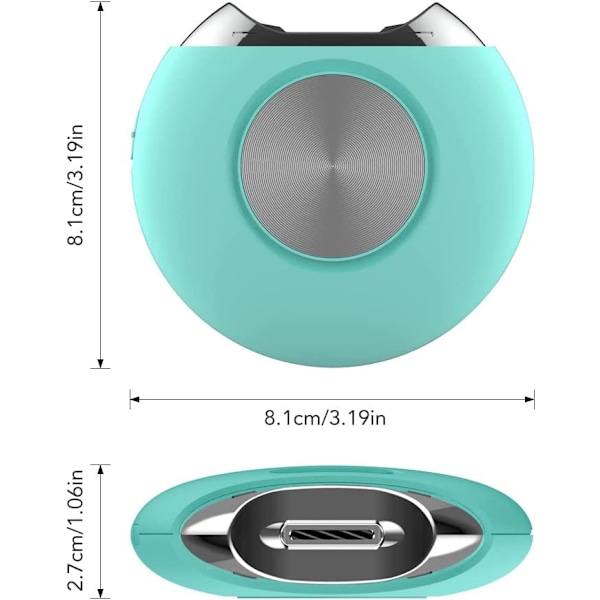 Elektrisk Nagelfil Nageltrimmer för Baby Barn Vuxna - Blå
