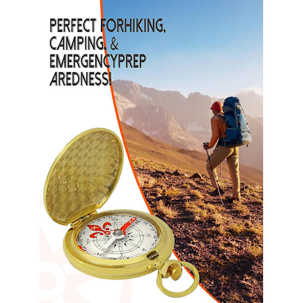 Camping Survival Glow in The Dark Militär kompass för vandring, camping, backpacking, utomhusaktiviteter