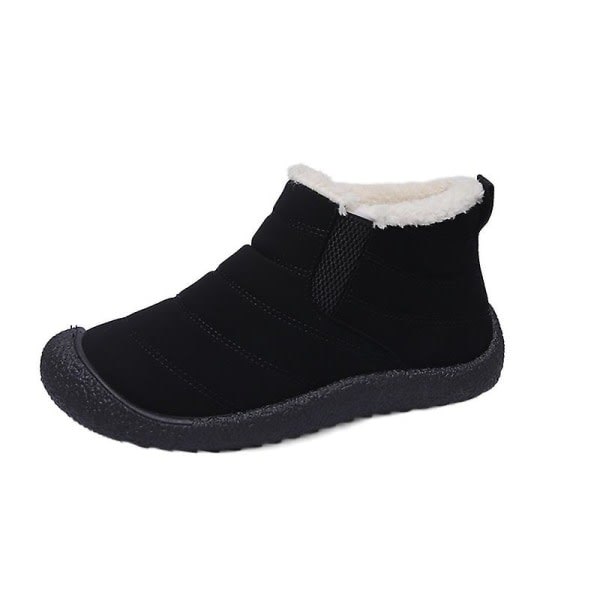 Män Dam Vintersnöskor Varma ankelstövlar Halkfria vinterskor 2La111 Beige 41