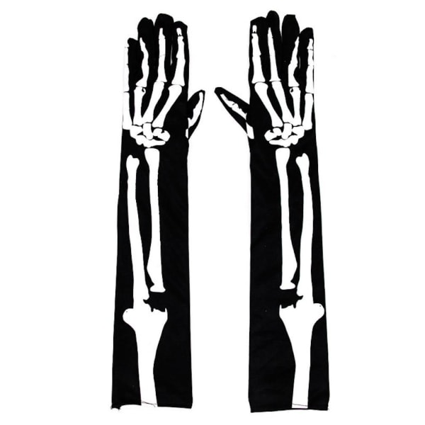 Long Simulation Skelett Cosplay Handskar Halloween Skrämmande Leksaker