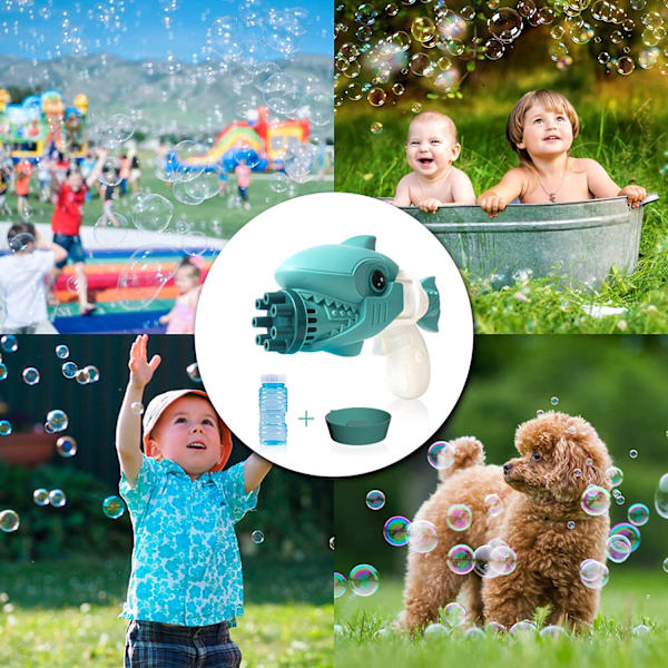 Utomhusleksaker bubbelmaskin för hajleksaker för barn