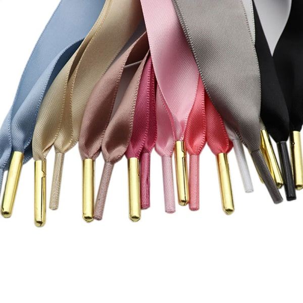 1 par Bredd Silk Satin Skosnören Ribbon Skosnören A6