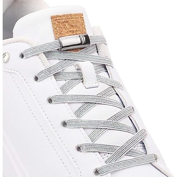 No Tie platta skosnören för sneakers, Stretch Tieless Skosnören för barn och vuxna, Magnetiska skosnören