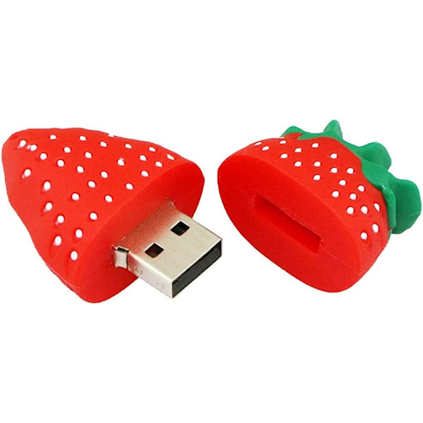 32GB söt Strawberry Flash Disk USB 2.0 Flash Drive