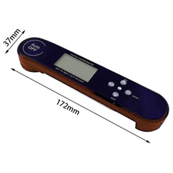 Omedelbar avläsning av kötttermometer, digital mattermometer