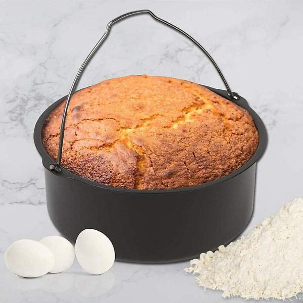 Reklamkatformar, pizzaform, 3 st/ set Stål Luftfritös Ugn Slow Cooker Tillbehör Bakning Tårtfat För hemköket