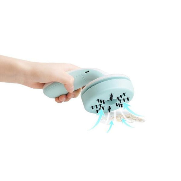 Mini Pilz Schreibtisch Tisch Staub Staubsauger Handstaubsauger Sweeper (Lila)