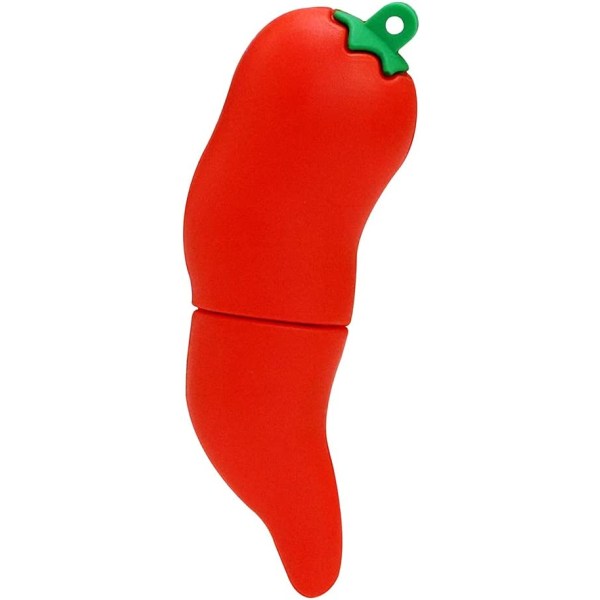 Söt Red Chili USB 2.0 Flash Pen Drive 128GB Pepper