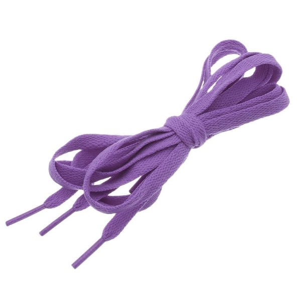Skosnören - - Platta [120 cm] Lila en one size