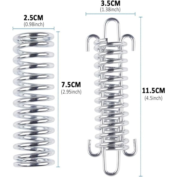 10 ST dragfjäder spiralfjäder för campingtält Markis Monteringstillbehör för markis