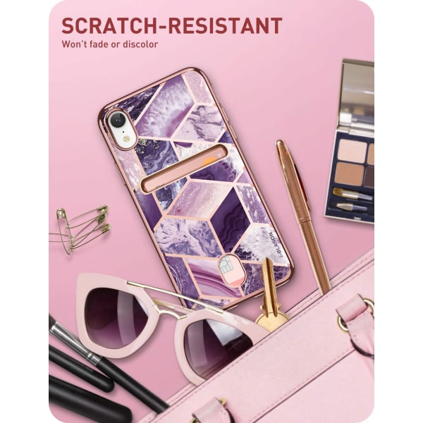 Apple iPhone XR Wallet Slim Designer Wallet Case Ameth