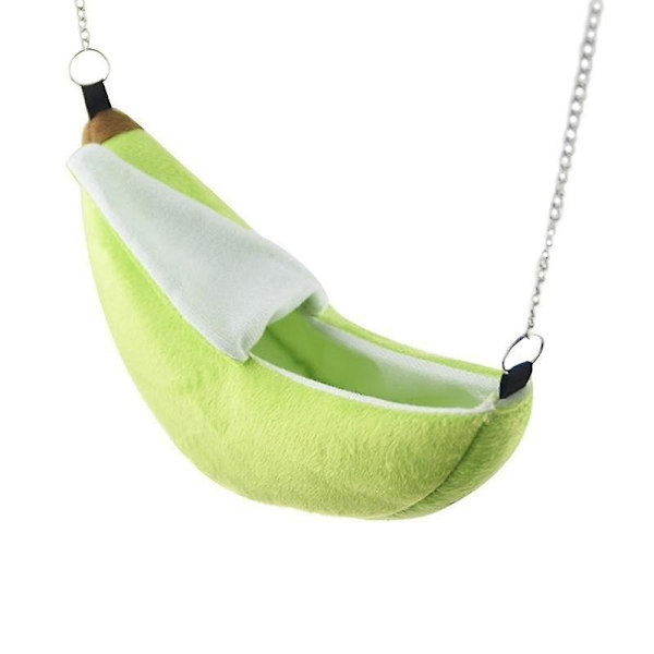 2st banan Hamster Säng Hus Hängmatta Smådjur Varm Säng
