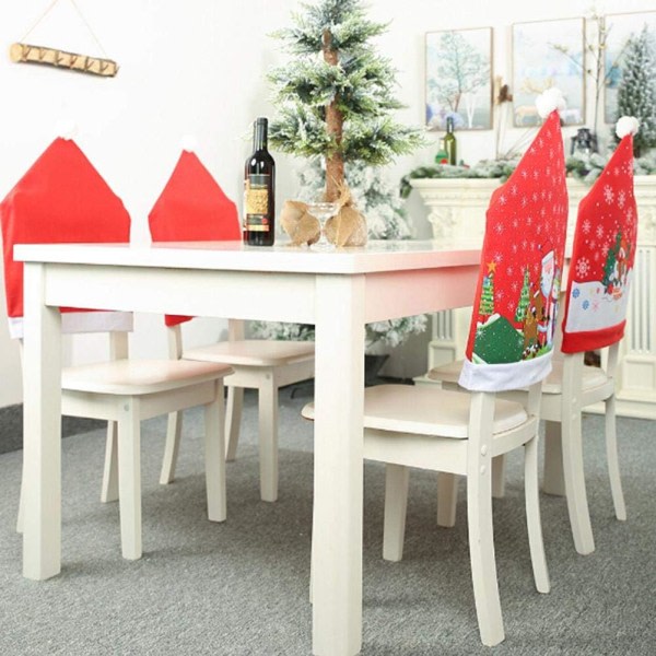 Tomtehatt Cover Non Woven Julmiddagsdekorationer-6 stycken