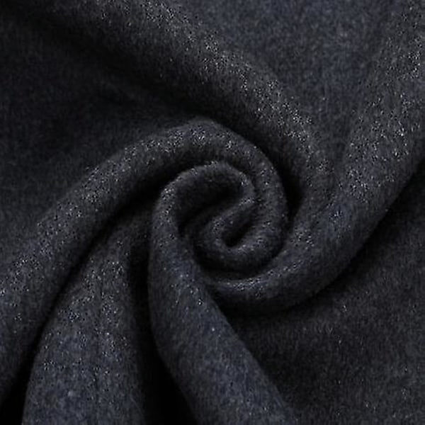 Män mellanlång kostym krage ylle Tjock enkelknäppt 2XL