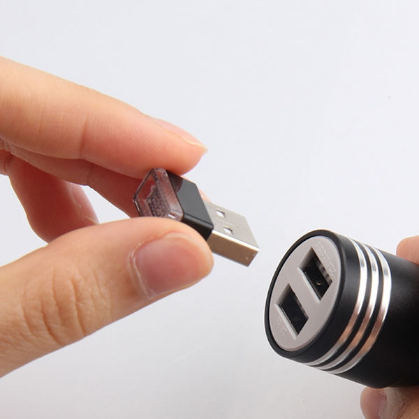 Mini USB LED-billjus， Neonljus för dekorationsatmosfär，Plug And Play，Billjus