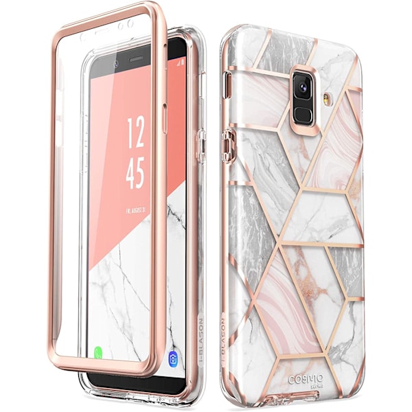 Samsung Galaxy A6 skärmskydd Case Marmor