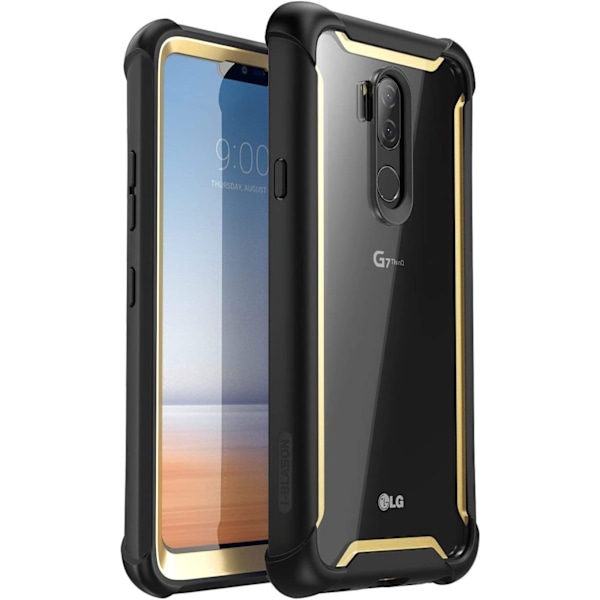 LG G7 /LG G7 ThinQ Clear Case Skärmskydd Svart/Blå