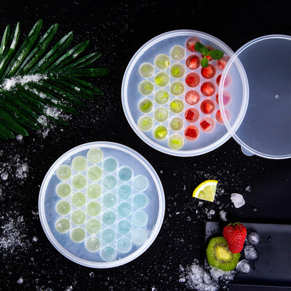 Ice Cube bricka Kreativ formad form Frozen förvaring för choklad kalla drycker Circle and Creative NO.18 1.1L51 galler