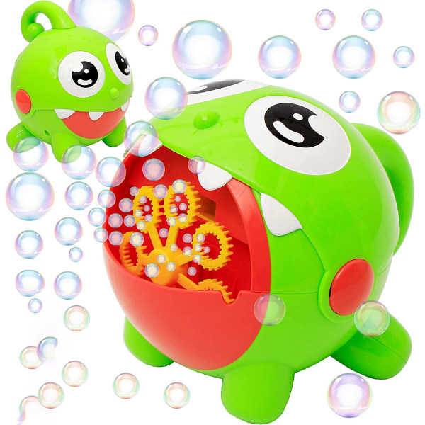 Automatisk Dragon Bubble Machine, för pojkar Girl Gift (grön)