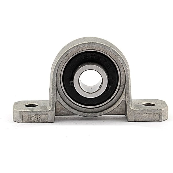 2 ST KP08 Lagerhus 8 mm hål zinklegering Insats Kullagerhus Gjuten sits