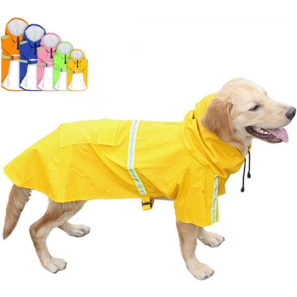 Pet Rain Poncho (Yellow-4XL)