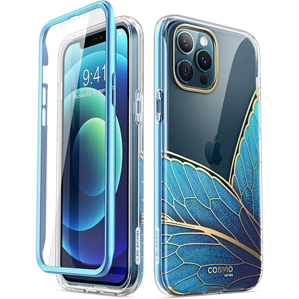iPhone 12 Pro Max Slim Full-Body Elegant Case Butterfly