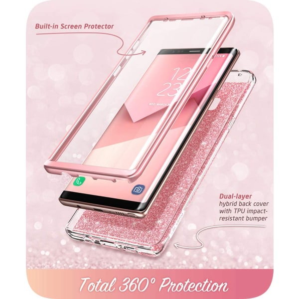 Galaxy Note 9 case Rosa