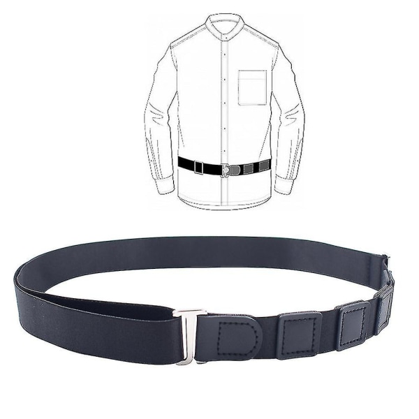 Justerbar skjorta Stay Belt Halkfria bälten (3 cm Spell Leather)