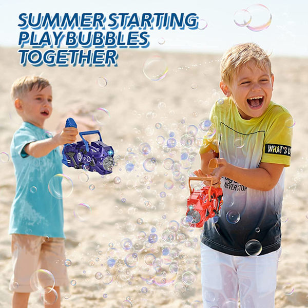 Bubble Gun för barn, för Bubble Party Favors, födelsedag (blå)