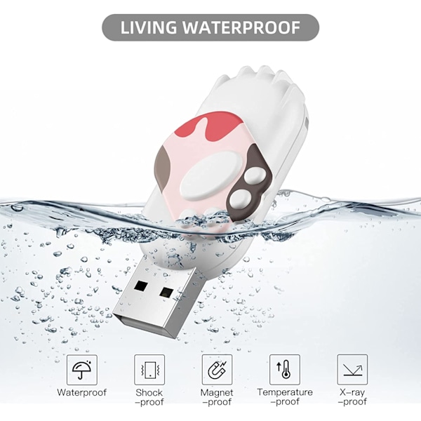 Swivel w Design tumminnen, Vik Memory Stick (64GB, Rosa)