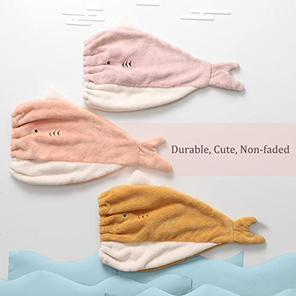 Söt tecknad absorberande snabbtorkande set, rosa