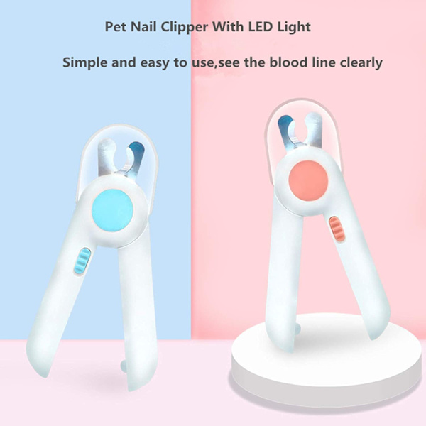 Clipper LED Light USB Uppladdningsbar sladdlös trimmersats, blå