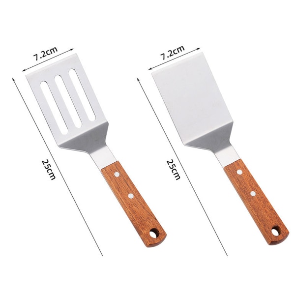 Grillspatel rostfri spatel set grillspatel kök grillspatel