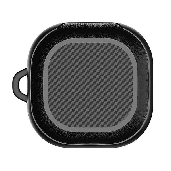 Cover med karbinhake för Samsung Galaxy _Buds Live hörlurar Headset - skydd Svart ingen