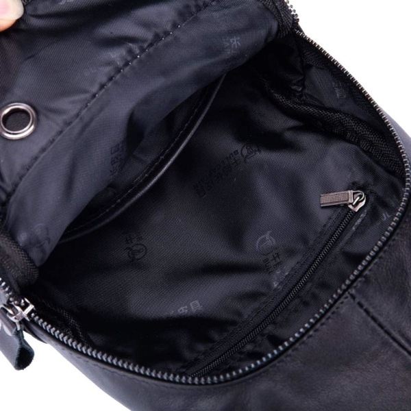 Axelremsväska i läder Crossbody Herr Dam Resor Utomhussporter, Ryggsäck
