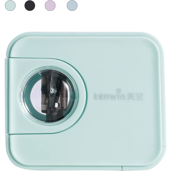 Elektrisk Mini Pencil Sharpener Camera för NO.2(6-8 mm),grön