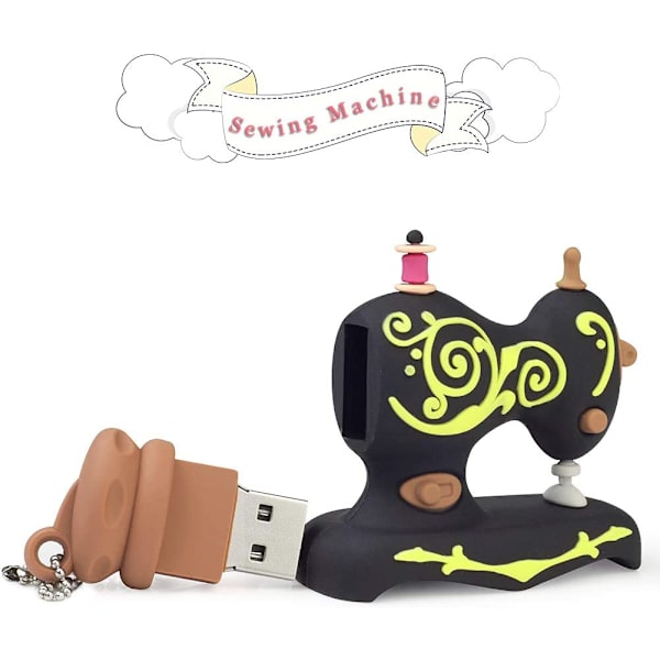 Broderi symaskin Shape Memory Stick, svart 16GB
