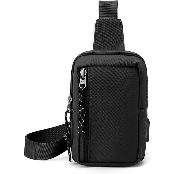 Mini Sling Bag - Herr Dam Liten Vattentät Crossbody Casual Phone Bröstväska för vandring