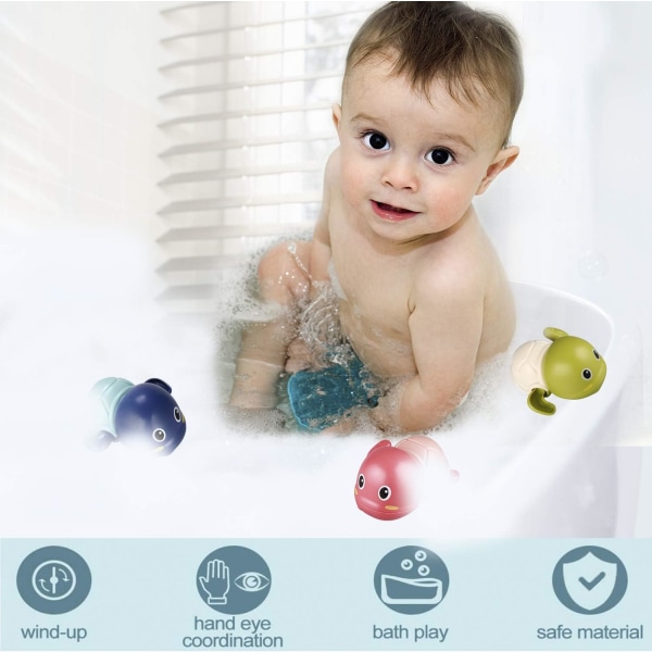 Badleksaker 1-5 år Pojkar Flickor Presenter Toddler Pool Badleksaker Baby Födelsedagspresenter 3 delar set