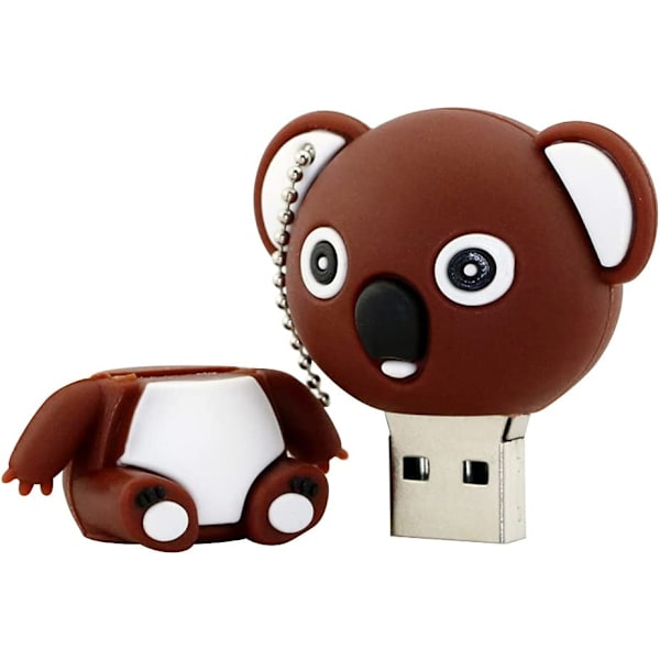32GB Animal Brown Koala Pendrive USB -minne