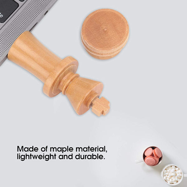 Trä, schackformat mahogny Flash Drive Thumb Drive, (128G)