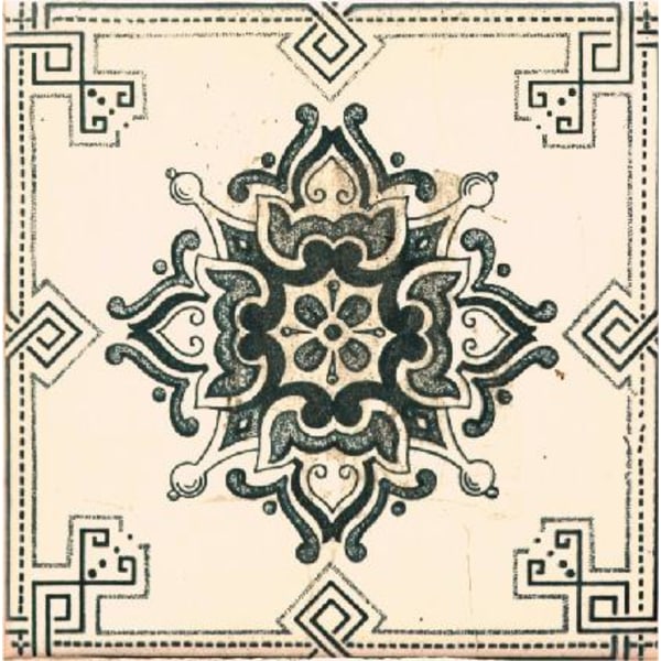 Mandala varma toner kakel dekor 12-pack marockansk