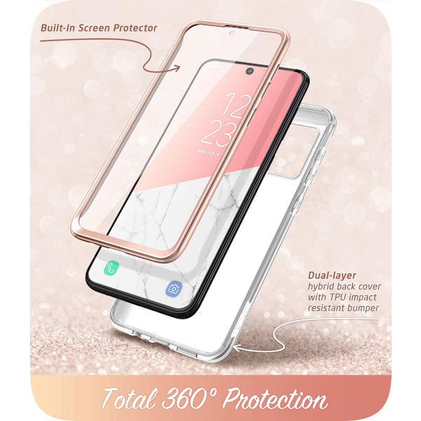 Samsung Galaxy A71 Case Skärmskydd Marmor